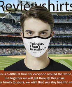 Please I Can't Breathe Face Masks #GeorgeFloyd