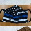 Police Flag Face Mask