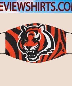 CINCINNATI BENGALS FACE CLOTH FACE MASK