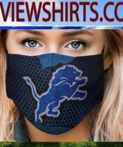 Detroit Lions Face Mask Funny