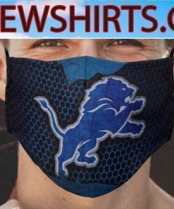 Detroit Lions Face Mask Funny