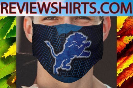 Detroit Lions Face Mask Funny