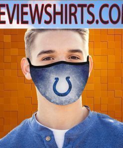 Indianapolis Colts Football Team Face Mask filter 2.5PM