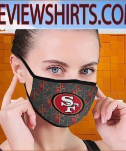 San Francisco 49ers Face Mask filter 2.5PM