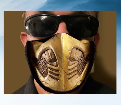 Scorpion Mortal Kombat Face Mask