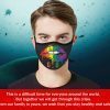 Sexy Lips Colorful LGBT Cloth Face Mask For Sale