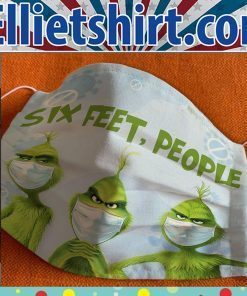 Six Feet People Grinch 2020 Face Mask