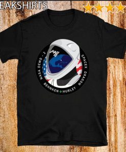 Spacex Nasa Crew Dragon Dm2 Flag Us T Shirt Reviewshirts Office