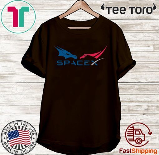 Spacex Spacex dragon falcon f9 rocket tesla T-Shirt