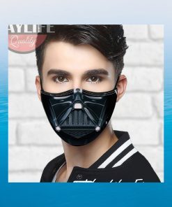 Star Wars Darth Vader Face Mask with Filter insert Pocket Washable Reusable