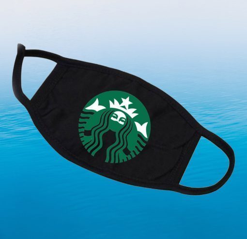 Starbucks Parody Social - Distancing Mask - Black Face Mask - Washable Face Mask
