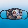 Sugar Skull Face Mask, Day of the Dead Face Mask