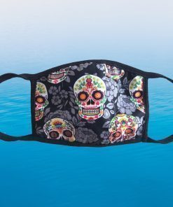 Sugar Skull Face Mask, Day of the Dead Face Mask