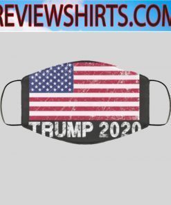 TRUMP 2020 USA FLAG AMERICAN VINTAGE FACE MASK