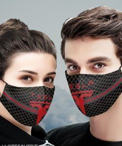 Tesla motors symbol filter face mask