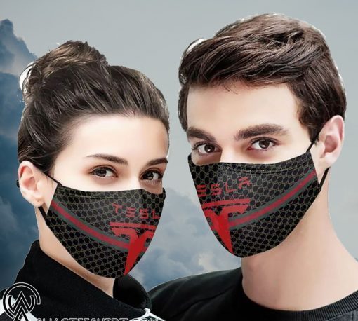 Tesla motors symbol filter face mask