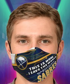 This Is How I Save The World Buffalo Sabres Face Mask