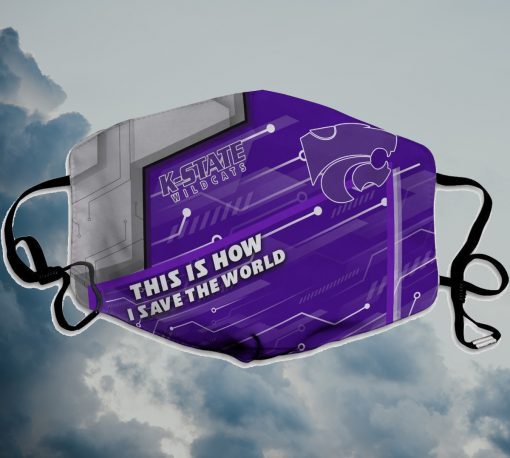 This Is How I Save The World Kansas State Wildcats Face Mask
