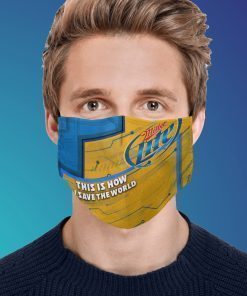 This Is How I Save The World Miller Lite Face Mask