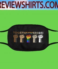 Together we rise Black Lives Matter george floyd Face Mask