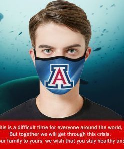 University of Arizona Cloth Face Mask Antibacterial Fabric