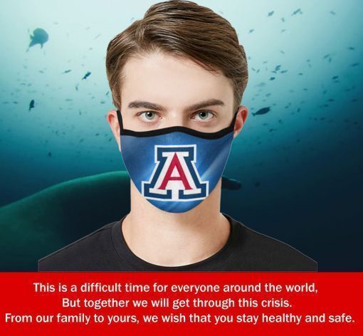University of Arizona Cloth Face Mask Antibacterial Fabric