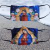 Virgin Mary Face Mask, Religious Face Mask, Reusable, Washable, Reversible