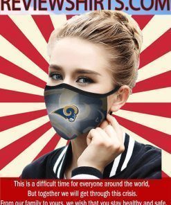 Los Angeles Rams Face Mask PM2.5 Filter US For Fans