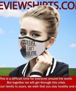 George Floyd please I can’t breathe justice for floyd Face Masks