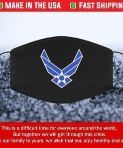 Air Force – Us Air Force Flag Filter Face Mask