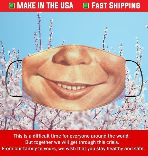Alfred E Neuman What Me Worry Filter Face Mask