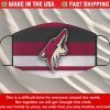 Face Mask Arizona Coyotes Logo Masks