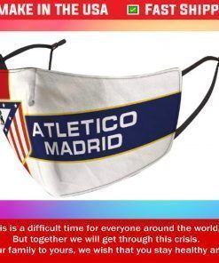 Face Mask Atletico Madrid Reusable Cotton Masks