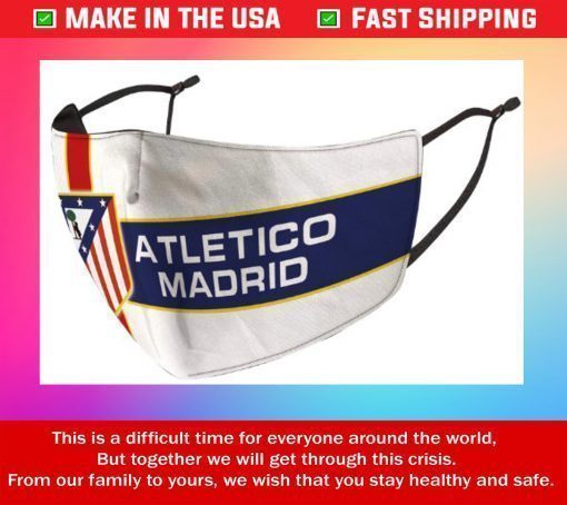 Face Mask Atletico Madrid Reusable Cotton Masks