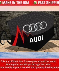 Audi Cloth Face Mask 3D USA Washable Face Masks