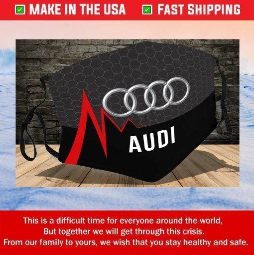 Audi Cloth Face Mask 3D USA Washable Face Masks