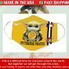 Baby Yoda Pittsburgh Pirates Cotton Face Mask