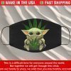 Face Mask Baby Yoda Weed Masks