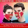 Baby Yoda hug Kansas City Chiefs NFL Activated Carbon Face Mask