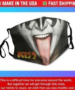 Band Kiss 3D Cotton Face Mask