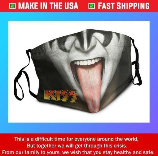 Band Kiss 3D Cotton Face Mask