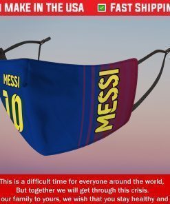 Face Mask Barcelona Messi Reusable Cotton Masks