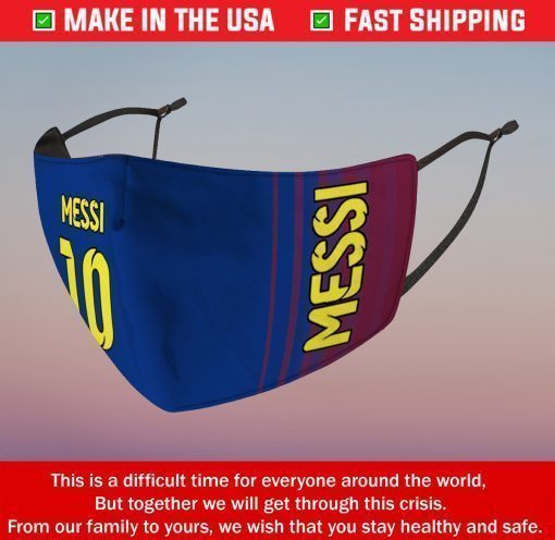 Face Mask Barcelona Messi Reusable Cotton Masks