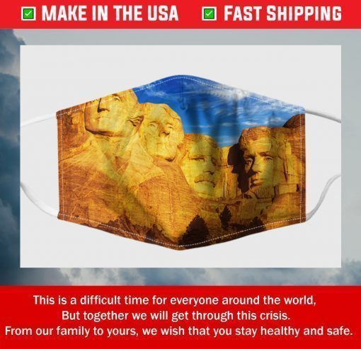 Behold Rushmore American Patriotic Filter Face Mask