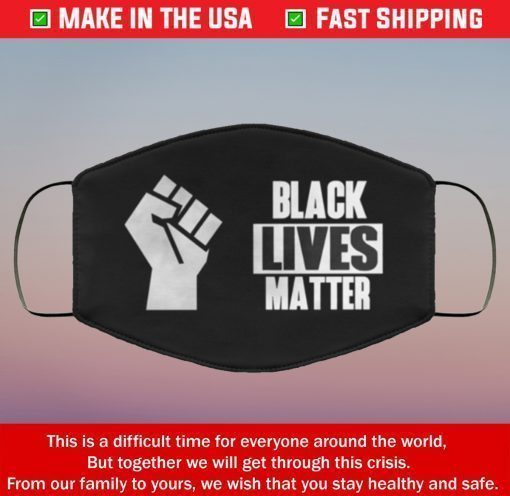 Black Lives Matter Hand Filter Face Mask