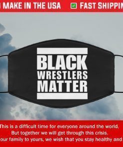 Black Wrestlers Matter Filter Face Mask