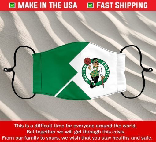 Face Mask Boston Celtics Reusable Cotton Masks