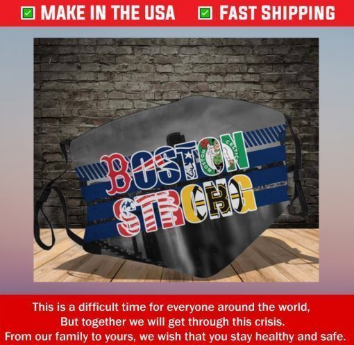 Boston strong Filter Activated Carbon Face Mask