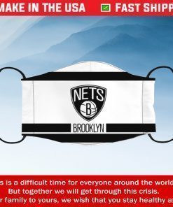 Face Mask Brooklyn Nets Reusable Cotton Masks