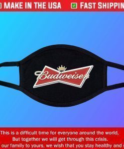 Budweiser Beer Cotton Face Mask